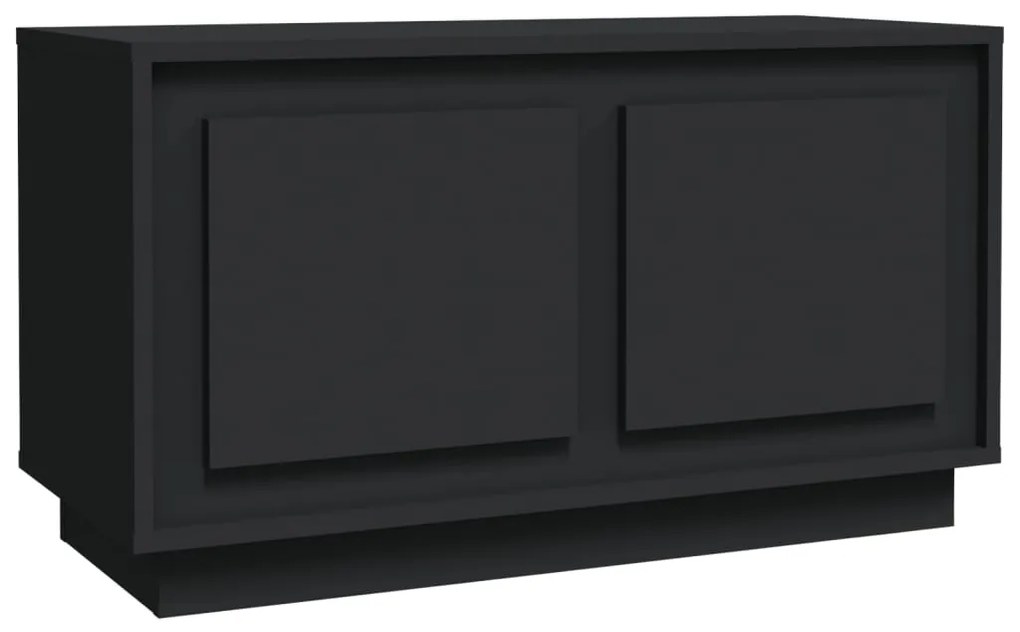 vidaXL Έπιπλο Τηλεόρασης Μαύρο 80 x 35 x 45 εκ. από Επεξεργασμένο Ξύλο