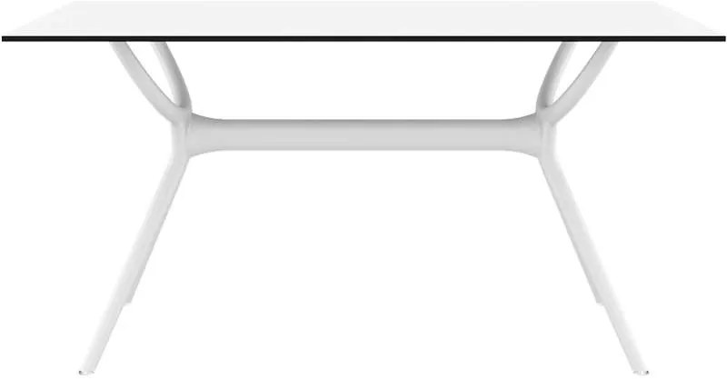 Τραπέζι Air 140Χ80Εκ. White Laminate 12Mm