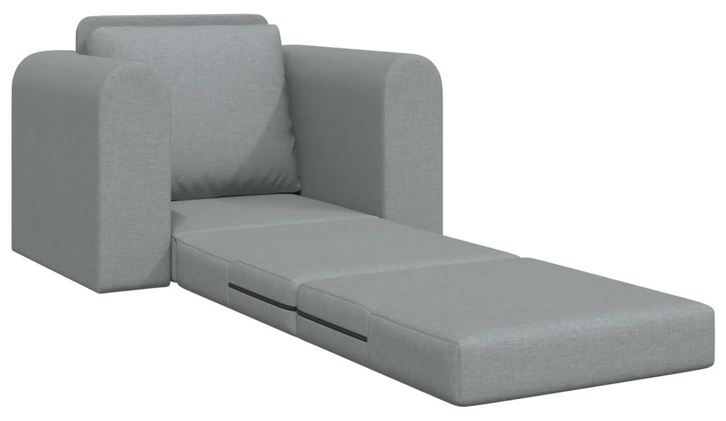 vidaXL Καναπές Κρεβάτι 2 Σε 1 Ανοιχτό Γκρι 98x71x83 εκ. Ύφασμα