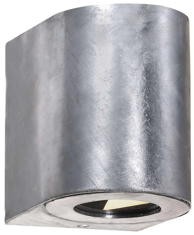 Φωτιστικό Τοίχου Canto 2 49701031 10x8,7x10,4cm Led 500Lm 2x6W 2700K IP44 Steel Nordlux Metal
