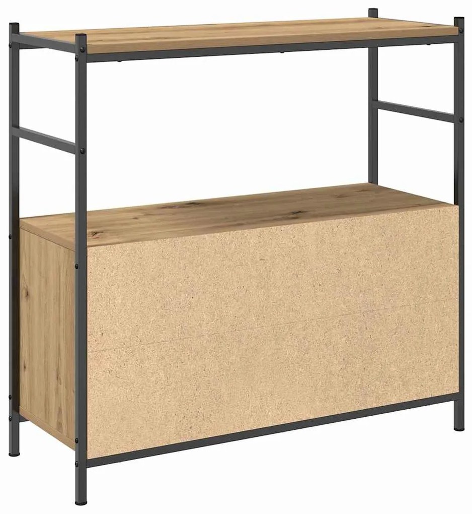 vidaXL Ράφι Βιβλίων artisan δρυς 80 x 30 x 78.5 εκ Επεξεργασμένο ξύλο
