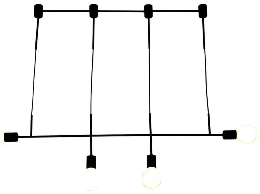 Φωτιστικό Οροφής - Ράγα Led HL-3526-4 77-3819 Megan Black  Homelighting Metal
