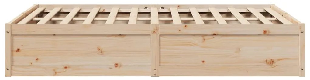 Σκελετός Κρεβατιού Χωρίς Στρώμα 140x200 εκ Μασίφ Ξύλο Πεύκου 3282375