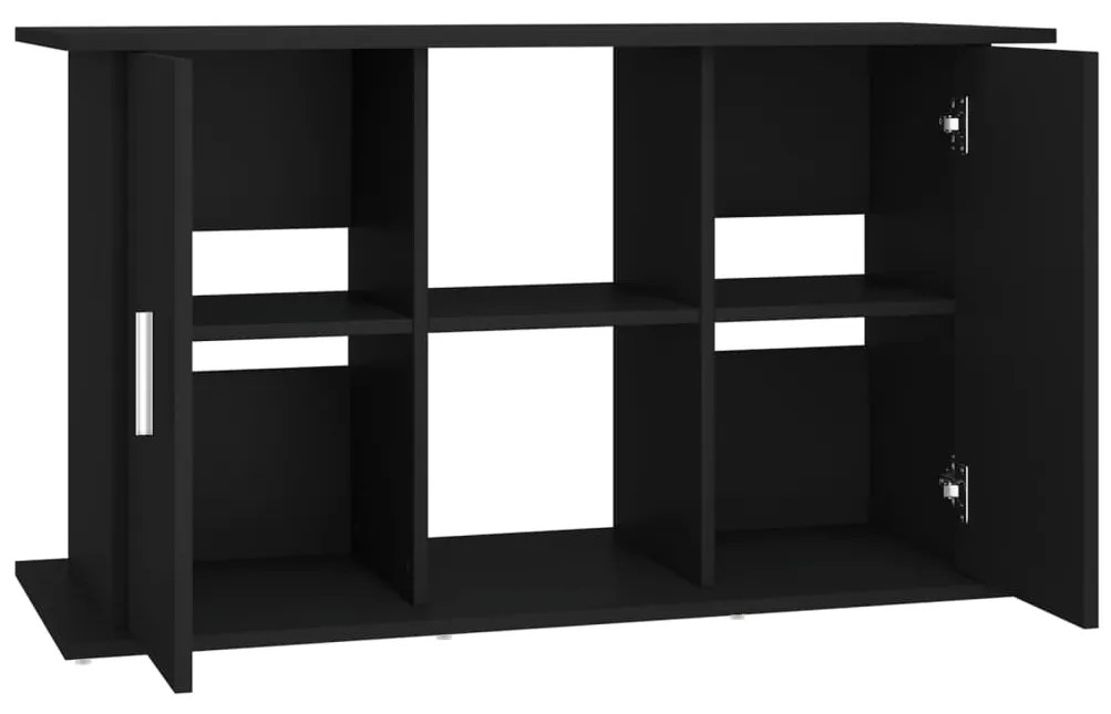 vidaXL Βάση Ενυδρείου Μαύρη 101 x 41 x 58 εκ. από Επεξεργασμένο Ξύλο