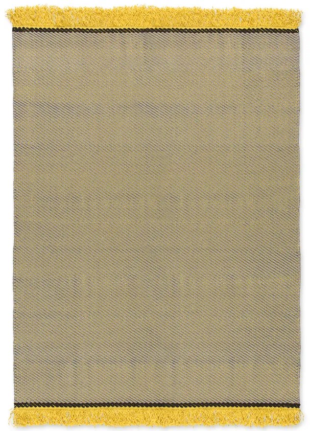 Χαλί Diagonio Grey-Yellow - 200x300