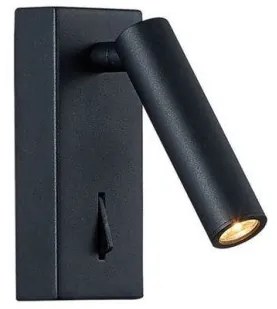 Σποτ Φωτιστικό Τοίχου Zen LED 3W Viokef-4229301-Μαύρο 4229301