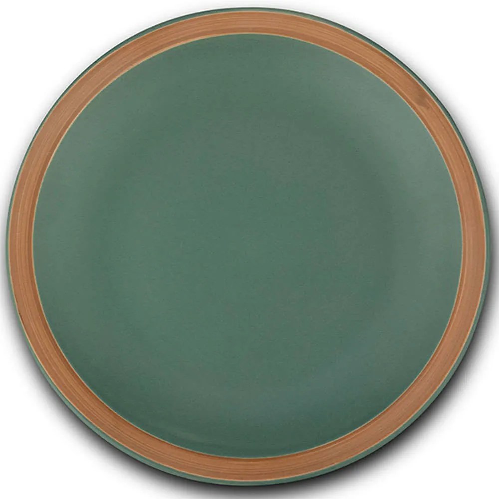 Πιάτο Ρηχό Athena 10-141-060 27cm Green Nava Πηλός