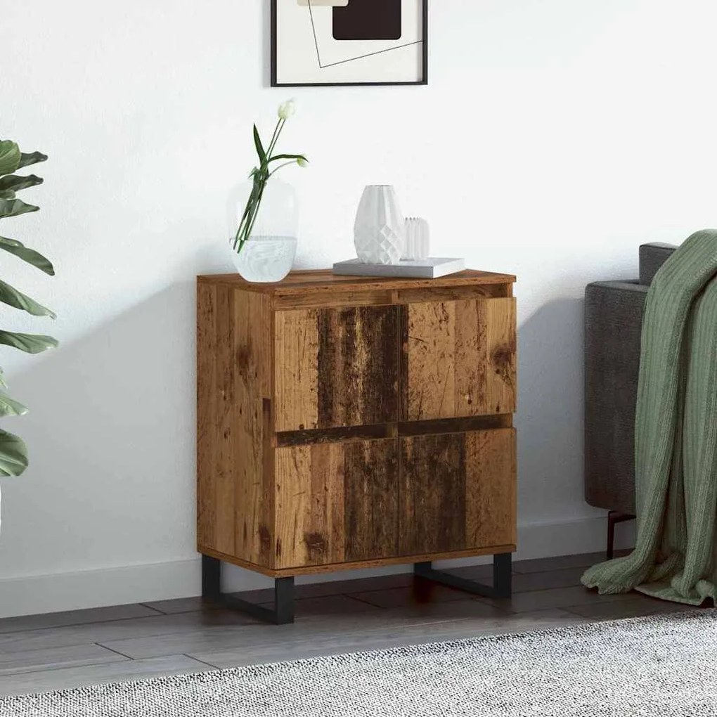 vidaXL Πλαϊνό γραφείο Καφέ 60 x 35 x 70 cm Επεξεργασμένο ξύλο