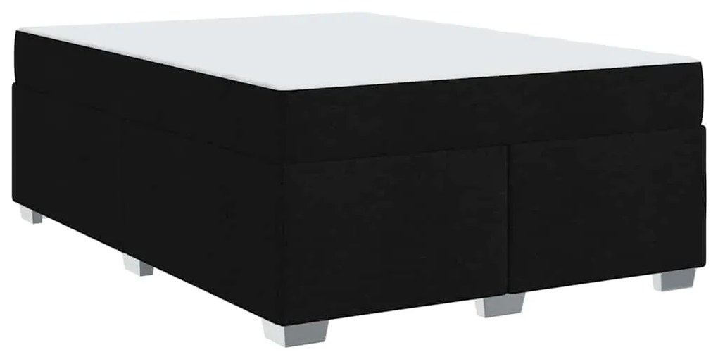 vidaXL Σκελετός Κρεβατιού Άλλο Μαύρο 140 x 200 cm ύφασμα