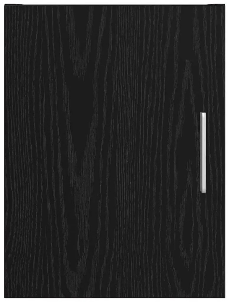 vidaXL Ντουλάπι Τοίχου Μαύρης Δρυός 30x42.5x40 εκ Επεξεργασμένο Ξύλο