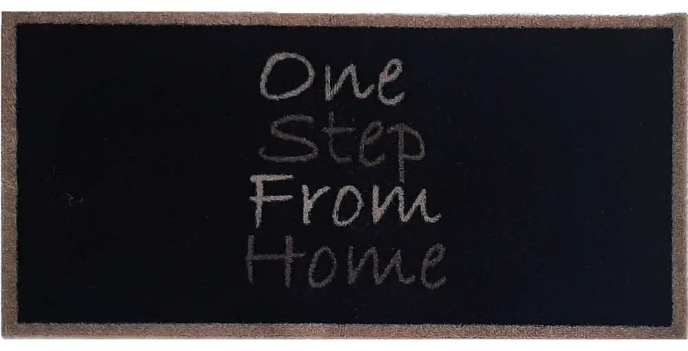 Πατάκι Εισόδου Vision One Step From Home 028 40x80cm Black-Beige Sdim 40X80