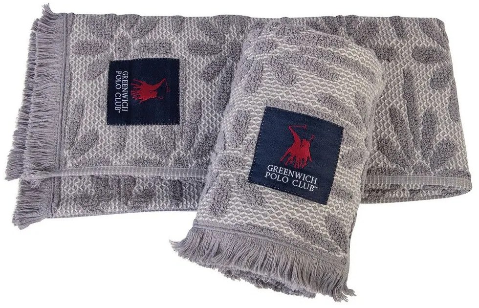 Πετσέτες Κουζίνας 2706 (Σετ 2τμχ) Grey Greenwich Polo Club 40x60cm 100% Cotton