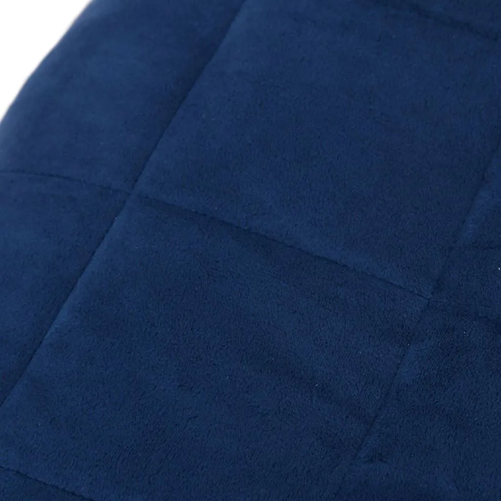 Κουβέρτα Βαρύτητας Μπλε 220 x 235 εκ. 11 κ. Υφασμάτινη - Μπλε