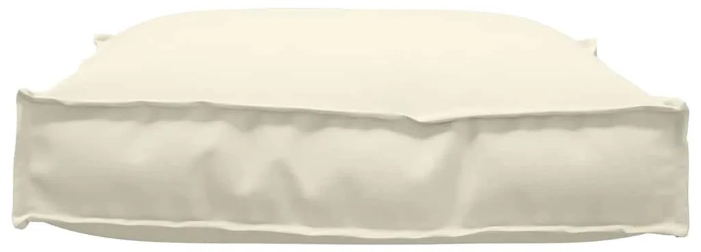 vidaXL Μαξιλάρι παλέτας για κάθισμα Κρεμ 70 x 70 x 12 cm Ύφασμα Oxford