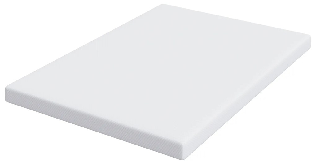 vidaXL Στρώματα Λευκό 140 x 200 cm 100% ύφασμα πολυεστέρα με τζακάρ