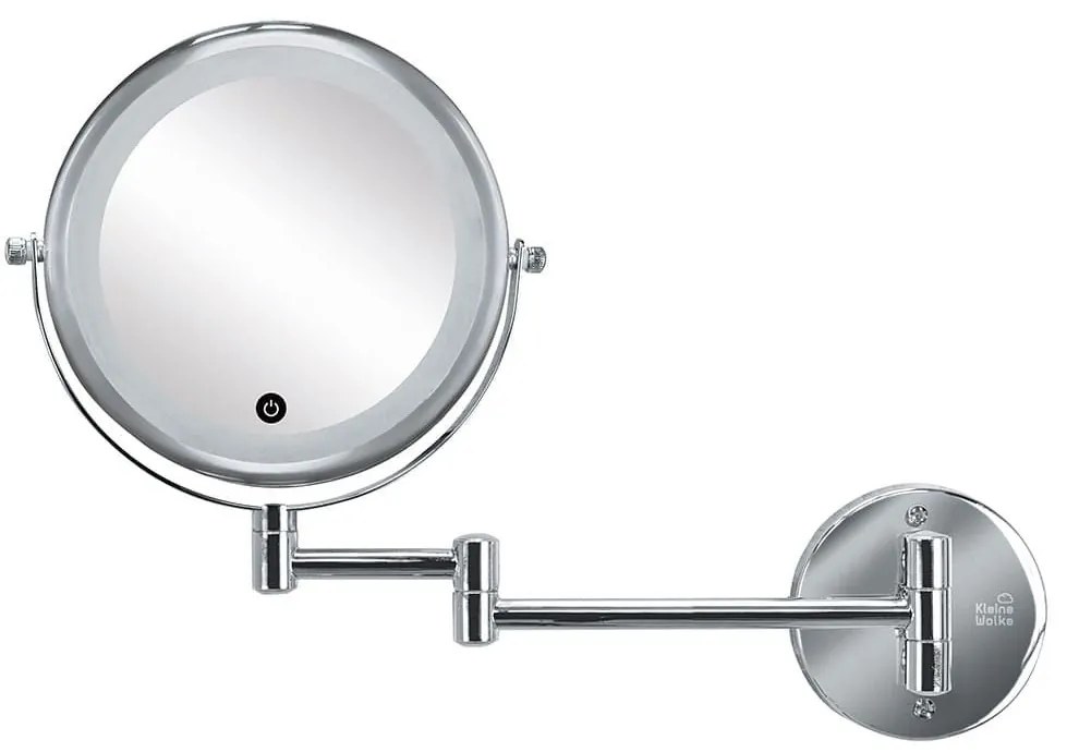 Καθρέφτης Τοίχου Lumi 8487 Silver Kleine Wolke Metal, Glass