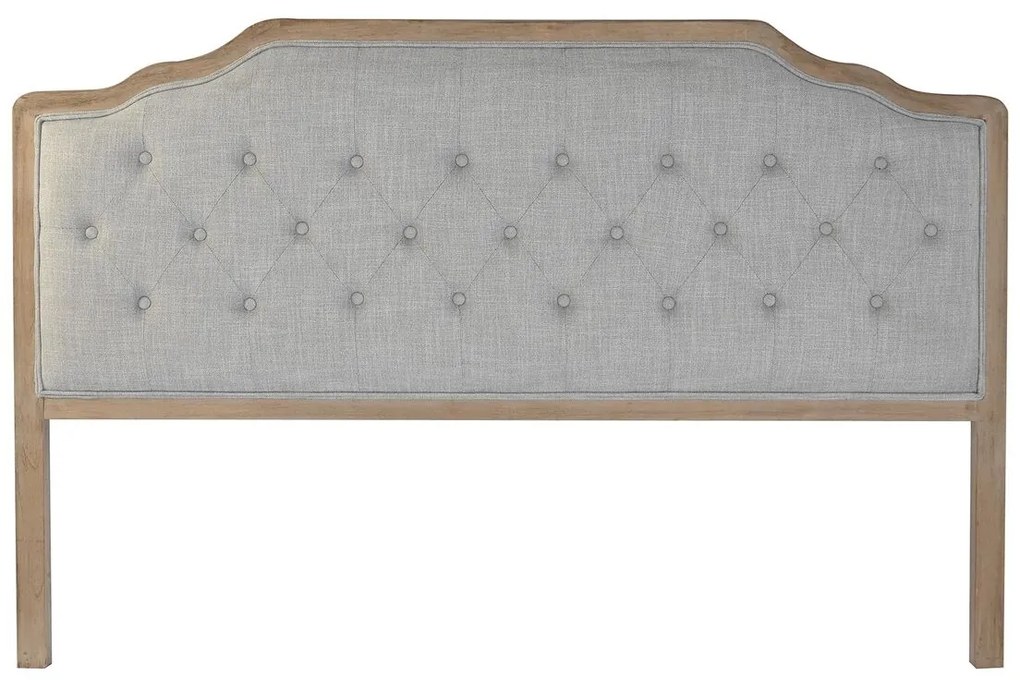 Κεφαλάρι κρεβατιού DKD Home Decor Ανοιχτό Γκρι Eik 180 x 10 x 120 cm