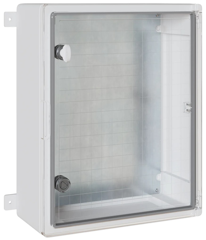 vidaXL Κονσόλα Ελέγχου IP65 Αδιάβροχη Γκρι 40x17,5x50 εκ. από Πλαστικό ABS