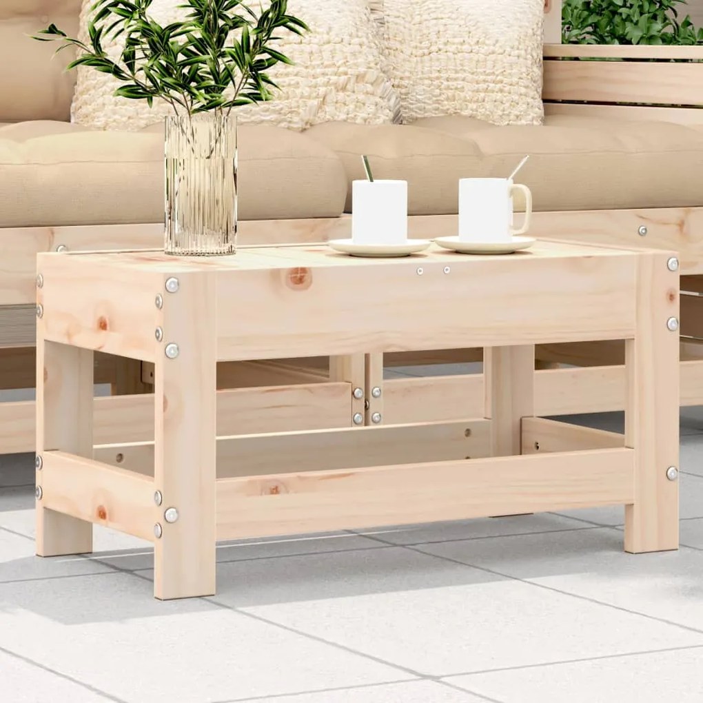 vidaXL Υποπόδιο Κήπου 62 x 30 x 32 εκ. από Μασίφ Ξύλο Πεύκου