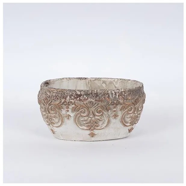 Κασπώ Τσιμεντένιο Μπεζ 21.5x13x11cm 752-18056 Estheti-752-18056-Μπεζ 752-18056