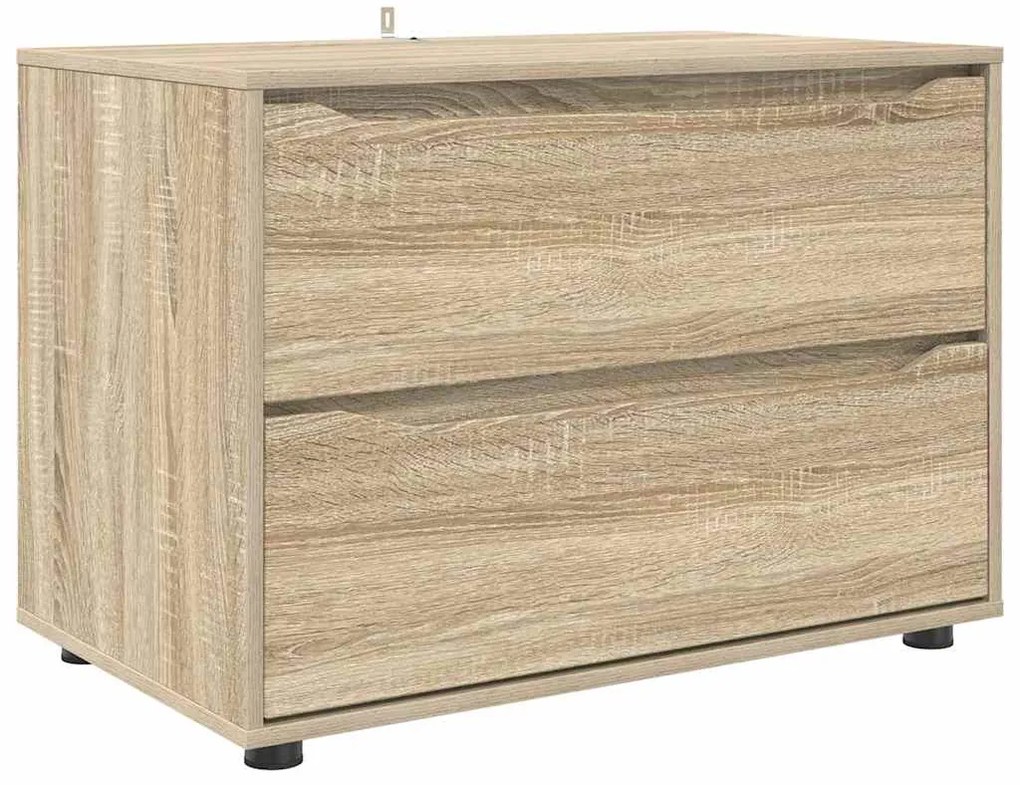 vidaXL Ντουλάπι αποθήκευσης Δρύς Sonoma 80 x 48 x 57 εκ