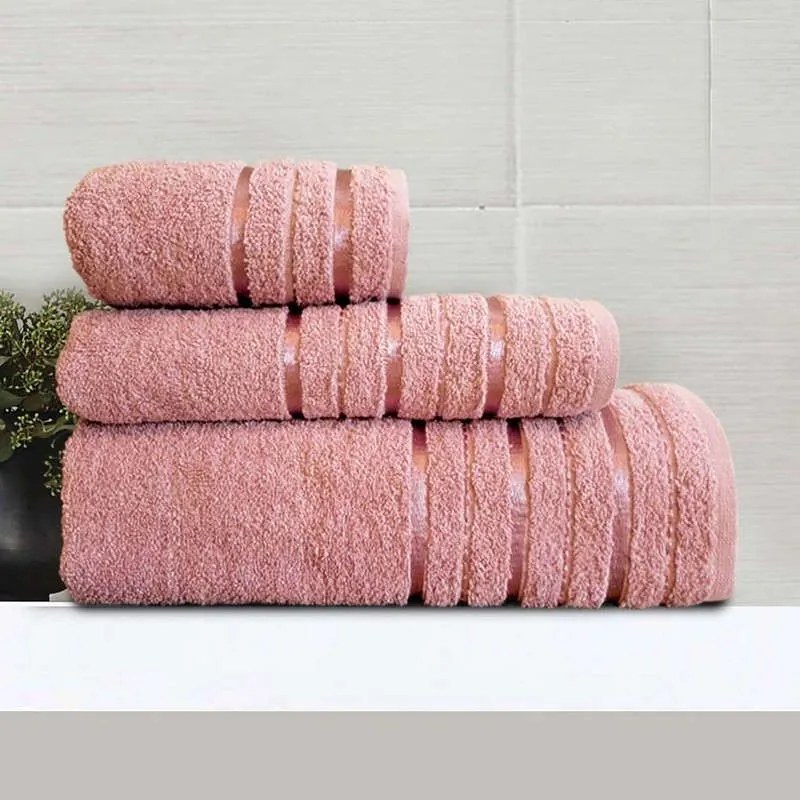 Πετσέτα Nefeli Dusty Sb Home Προσώπου 50x90cm 100% Cotton