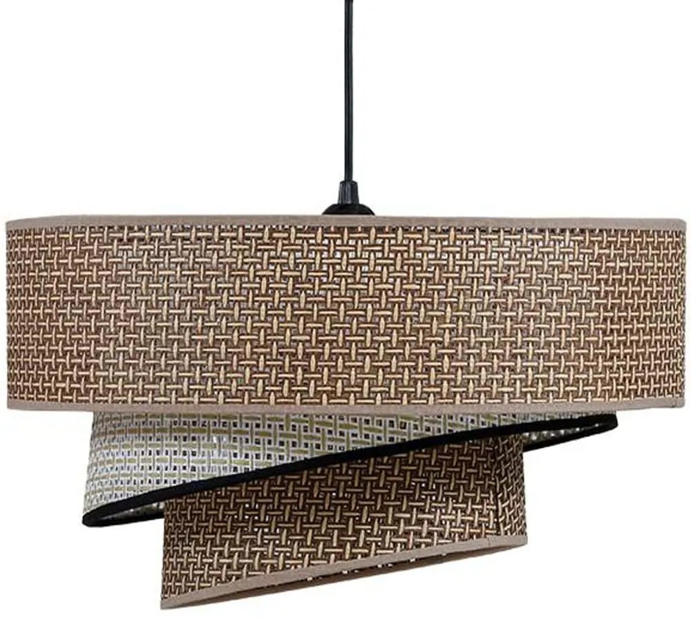 Φωτιστικό Οροφής 835-124-292 40x20cm 1xE27 60W Brown