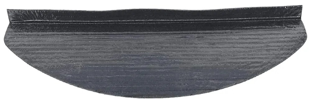 vidaXL Πατάκια Σκάλας Αυτοκόλλητα 10 τεμ. Γκρι 65 x 22,5 x 3,5 εκ.