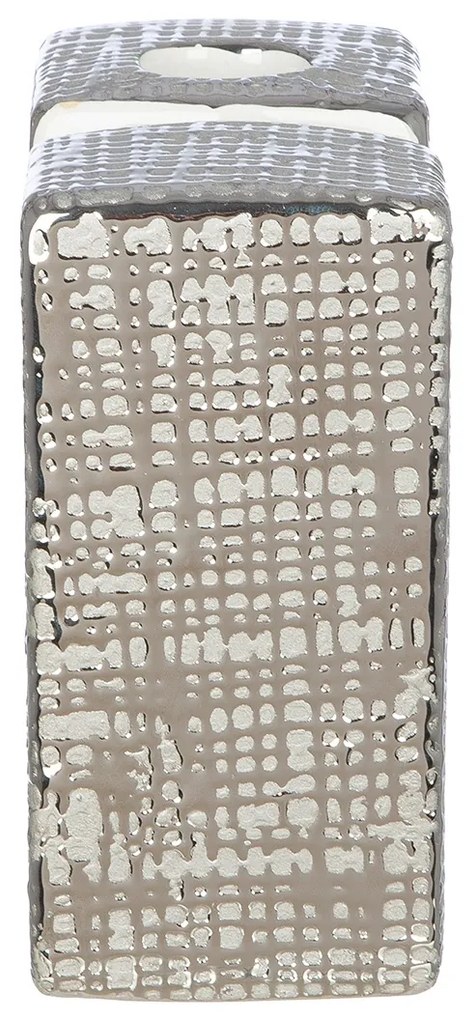 ΚΗΡΟΠΗΓΙΟ 'BOSTON' ΚΕΡΑΜΙΚΟ ΑΣΗΜΙ/ΛΕΥΚΟ 6X11.5X12.5CM