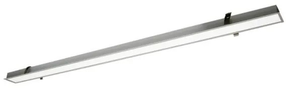 Γραμμικό Χωνευτό  L1700 4000K Ανοδ. Dim. Station Ultra 3911-03170-4-U-D1 Viokef-3911-03170-4-U-D1-Ασημί 3911-03170-4-U-D1