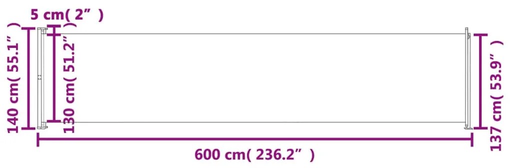 ΣΚΙΑΣΤΡΟ ΠΛΑΪΝΟ ΣΥΡΟΜΕΝΟ ΒΕΡΑΝΤΑΣ ΜΑΥΡΟ 140 X 600 ΕΚ. 313369