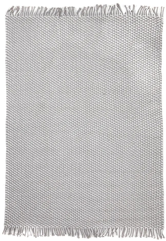 Καλοκαιρινό χαλί Duppis OD2 White Grey 060 x 090