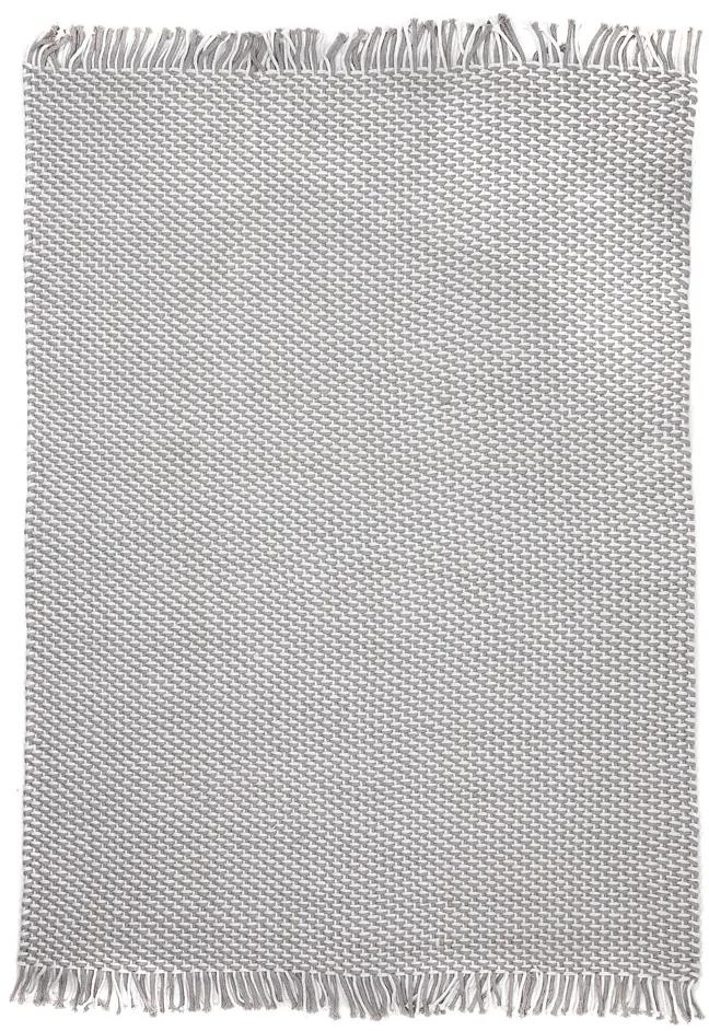 Καλοκαιρινό χαλί Duppis OD2 White Grey 160 x 230
