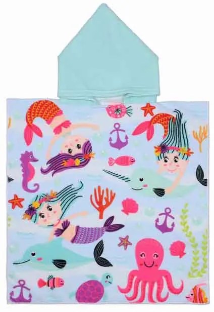 Παιδικό Πόντσο Θαλάσσης 38x38cm - Beach towel
