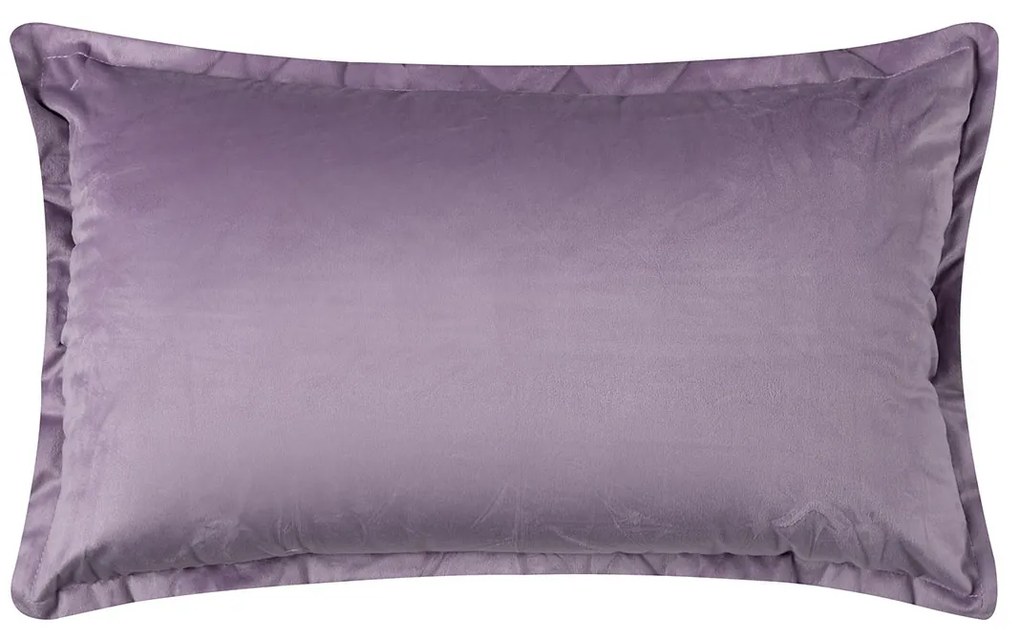 Βελουτέ Διακοσμητική Μαξιλαροθήκη (35x60) Silk Fashion A804 Λιλά