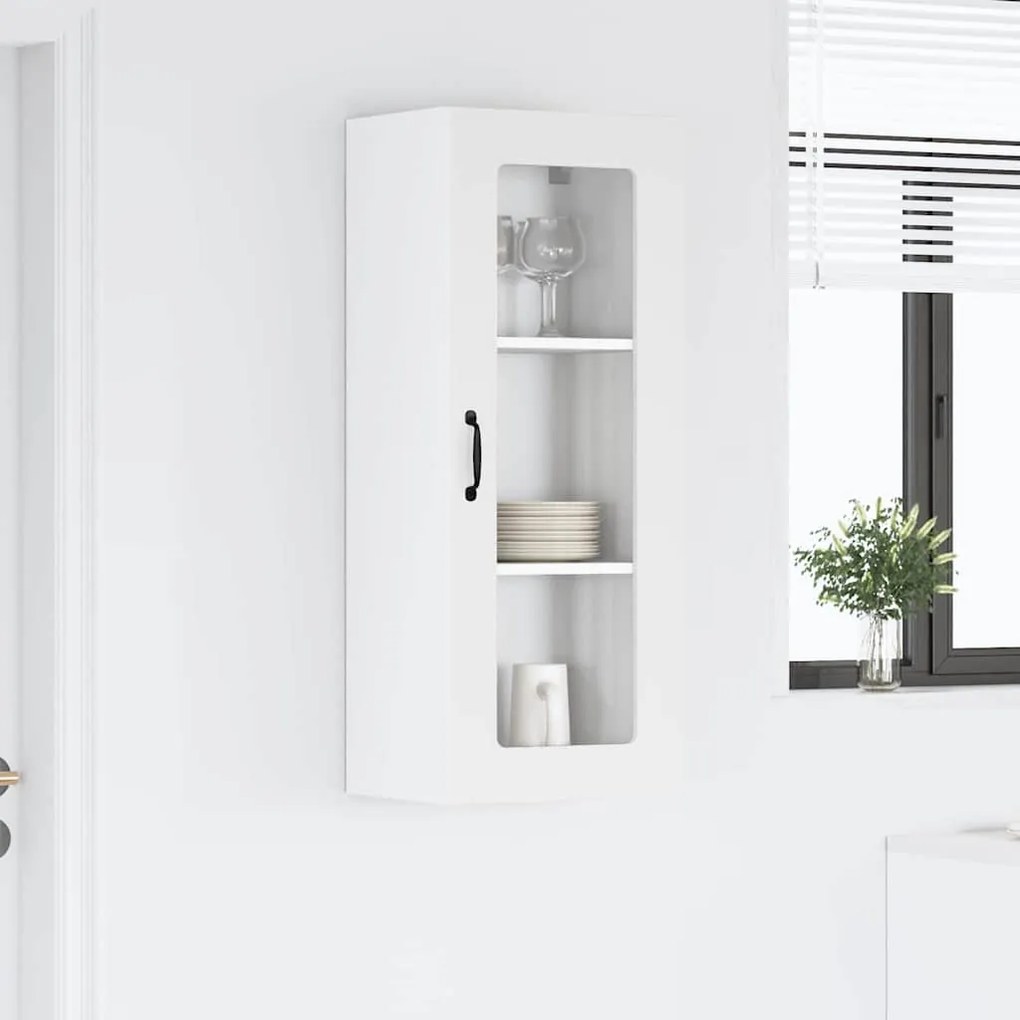 vidaXL Ντουλάπα Κουζίνας με αποθήκευση Kalmar Λευκό 40 x 31 x 100 εκ.