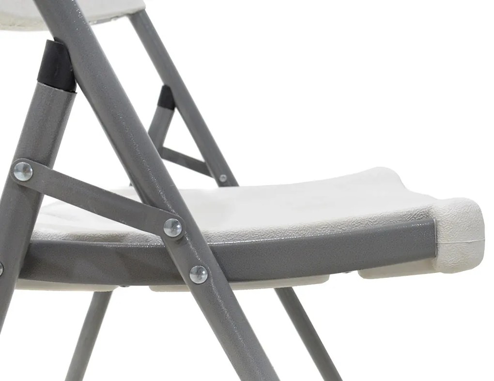 Καρέκλα catering-συνεδρίου πτυσσόμενη Edison pakoworld χρώμα λευκό