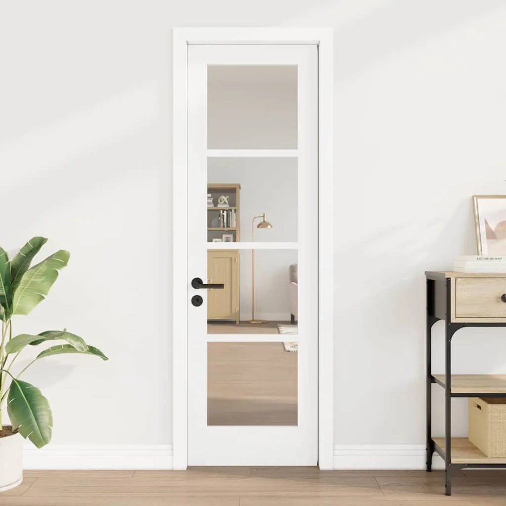 vidaXL Εσωτερική Πόρτα με Γυαλί ORKDAL Λευκό 61 x 198.5 εκ.