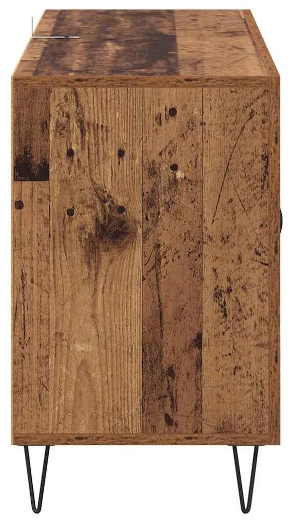 vidaXL Πλαϊνό γραφείο Παλιό Ξύλο 100 x 36 x 60 εκ. Επεξεργασμένο ξύλο