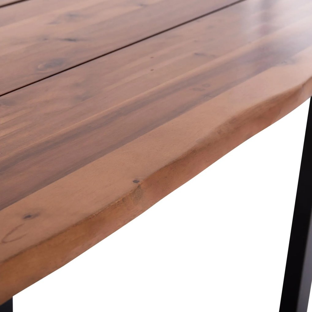 Τραπέζι Τραπεζαρίας FRIGGO Ξύλο Ακακίας πάχους 2,6εκ. σε Φυσικό 140x80x76Υεκ. 140x80x76 εκ.