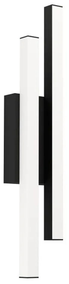 Φωτιστικό Τοίχου Serricella 900133 10x49,5cm Led IP44 Black-White Eglo