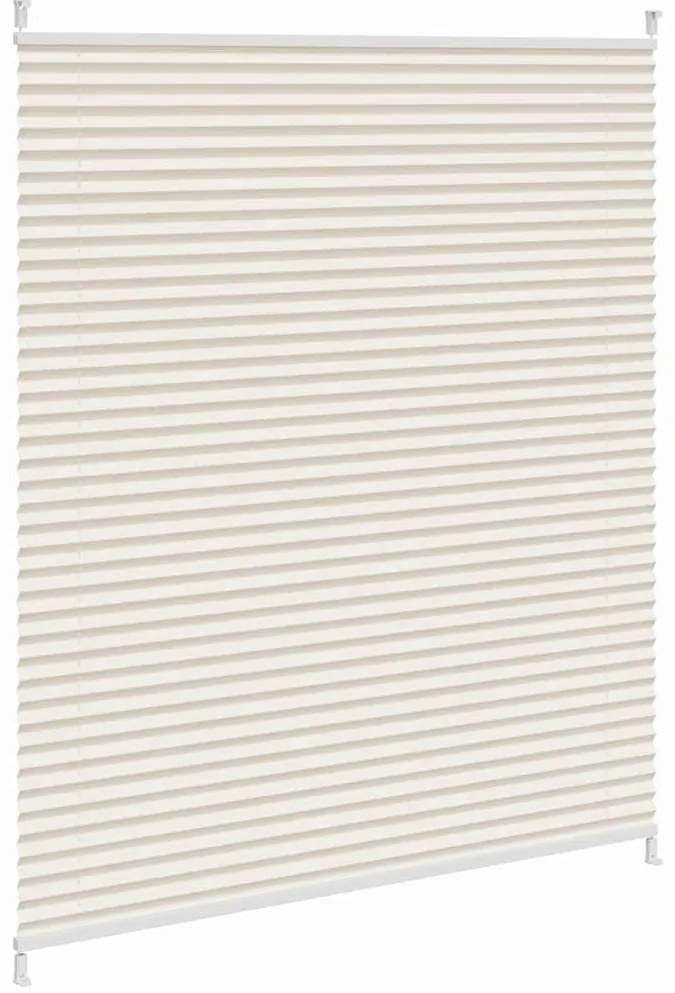 vidaXL Πλισέ ρόλερ σκίασης 110x100cm Κρεμ