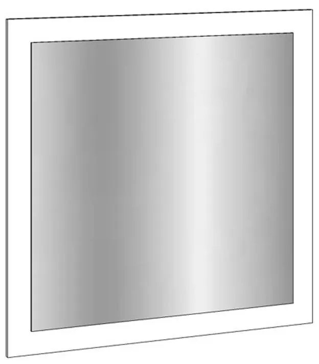 Καθρέπτης Τοίχου Astor OG M Γκρί Δρύς 93x2x93 εκ. 93x2x93 εκ.