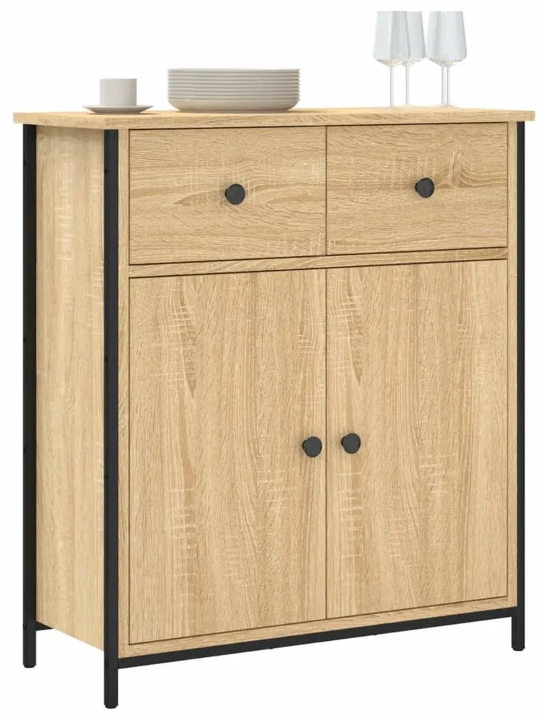vidaXL Ντουλάπι Sonoma Δρυς 70x30x80 εκ. Επεξεργασμένο Ξύλο