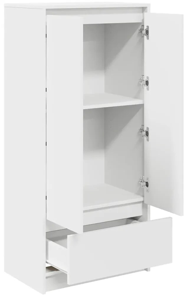 vidaXL Ντουλάπι με συρτάρι 55,5x34x119,5 cm Ξύλινο μηχανουργικό ξύλο