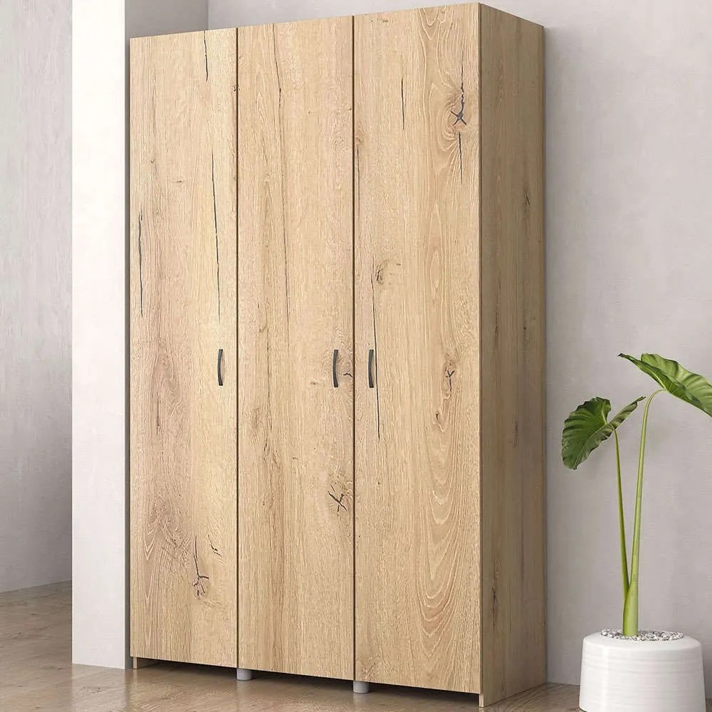 Ντουλάπα Τρίφυλλη 120x50x180cm Honey Three Door