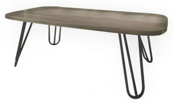 SARFURNITURE Τραπεζάκι σαλονιού  Κίσσαβος  σταχτί SAR-112165