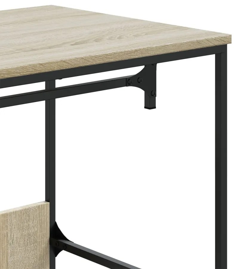 vidaXL Ντουλάπα Sonoma Δρυς 90x50x180 εκ. από Επεξεργασμένο Ξύλο