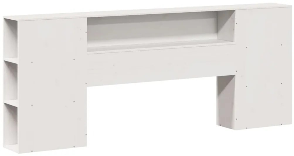 vidaXL Κρεβάτι Βιβλιοθήκη Χωρίς Στρώμα 200x200 εκ Μασίφ Ξύλο Πεύκου