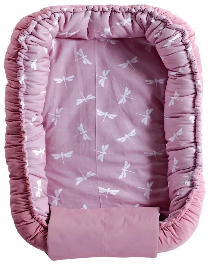 Βρεφική Φωλιά Ύπνου Nest 231 Old Rose Kentia 55x100cm 100% Βαμβάκι